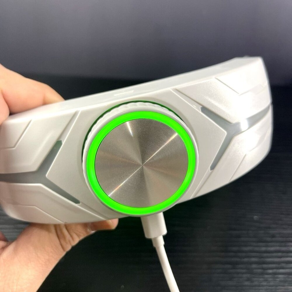 Adjustable White VR 3 Headset Head Strap with Dial Fit System & Padded Cushion f - Picture 4 of 4